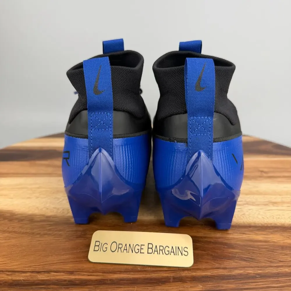 Nike Vapor Edge Pro 360 2 Football Cleats Black Blue FN7759-009 Men’s 10.5 - Picture 7 of 8